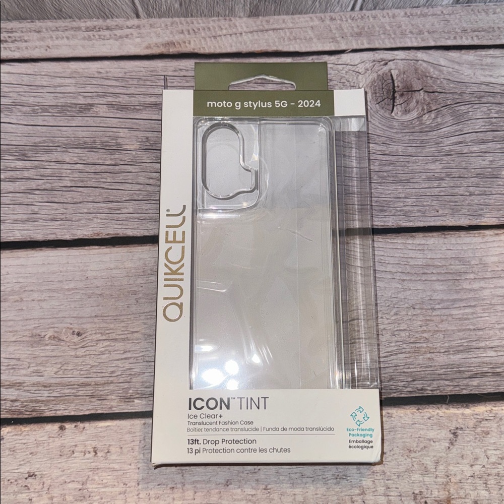 Motorola G Stylus 5G - 2024 Quikcell Icon Tint Ice Clear+ Fashion Case